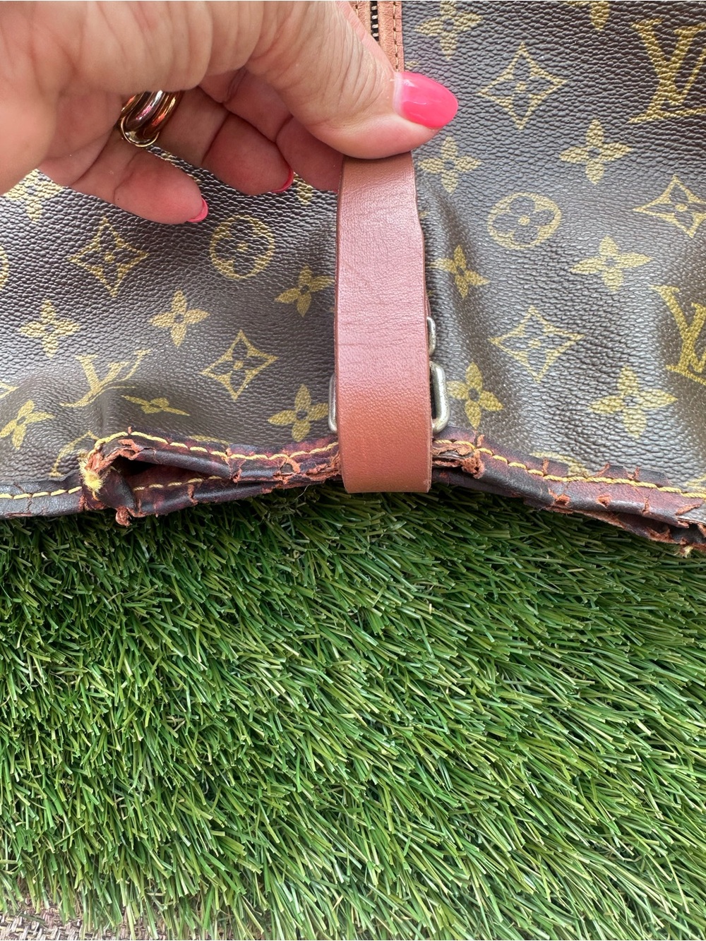 Louis vuitton garment bag 1970’s vintage to repair - Picture 6 of 16